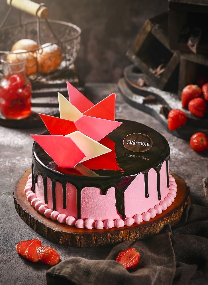 pink magical fantasy cake
